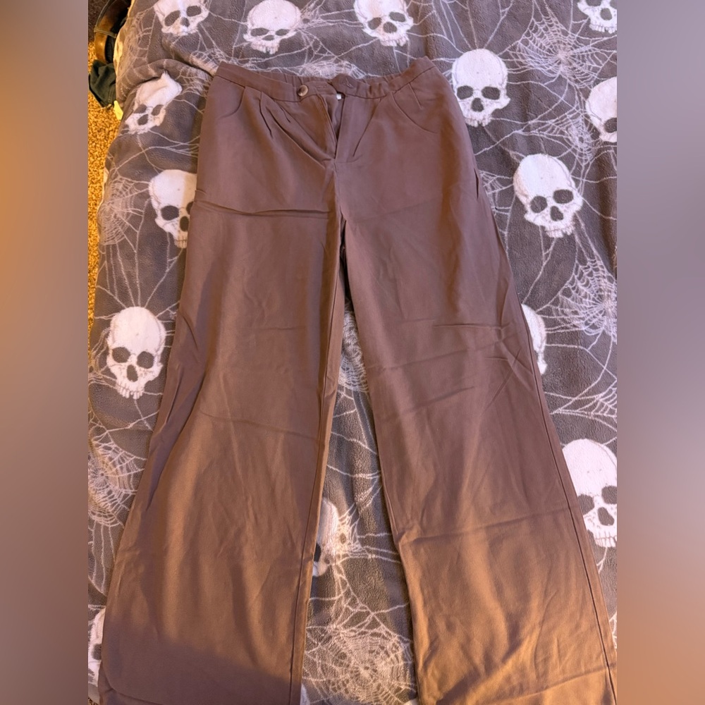 Love Tree Tan Trousers